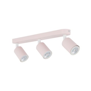 Plafonnier Livia 3 lumières – rose – en métal – style moderne