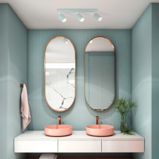 Plafonnier Livia 3 lumières – en métal – style moderne