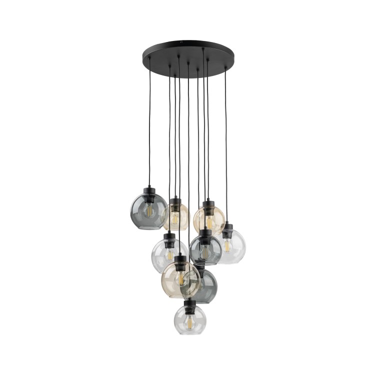 Suspension Cubus – noir – en métal – style moderne et chic