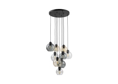 Suspension Cubus – noir – en métal – style moderne et chic