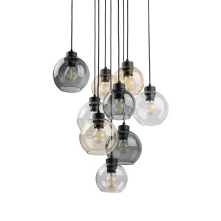 Suspension Cubus – noir – en métal – style moderne et chic