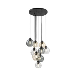 Suspension Cubus – noir – en métal – style moderne et chic