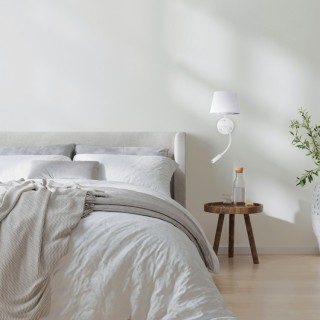 Applique murale Maja 2 lumières – blanc – en métal – style moderne et loft