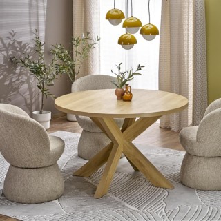 Suspension Bono 5 lumières – ocre – en métal – style moderne