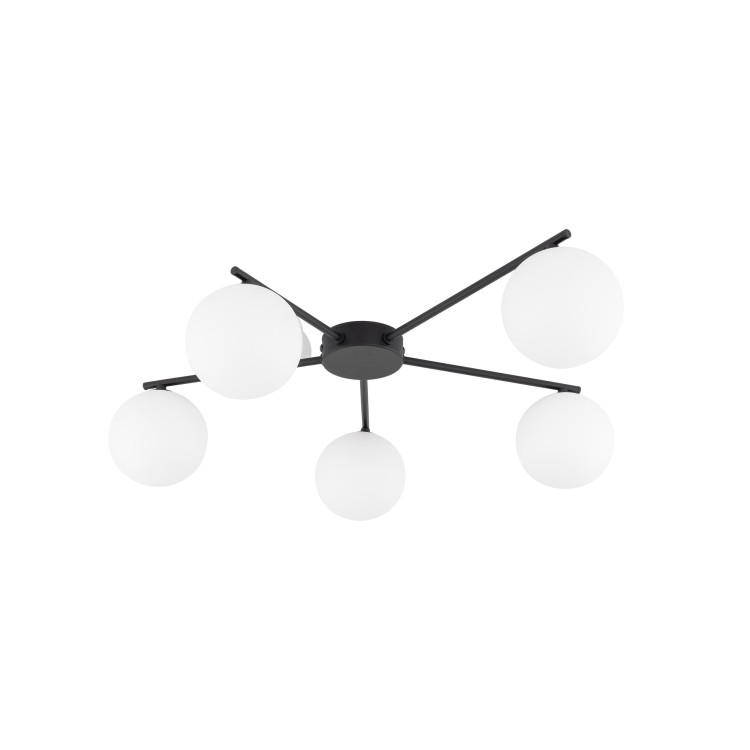 PLAFONNIER ELTON NOIR 5