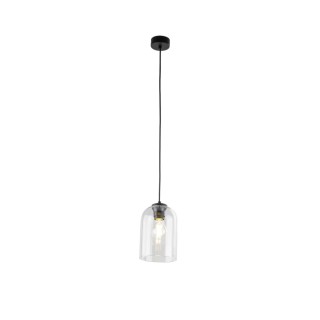 Suspension Molly 1 lumière – noir – en métal – style moderne et loft