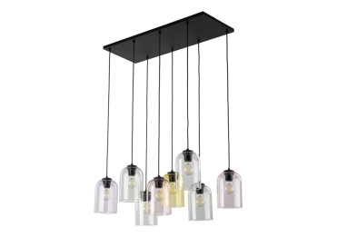 Suspension Molly – noir – en métal – style moderne et chic