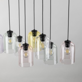 Suspension Molly – noir – en métal – style moderne et chic