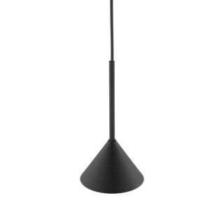 Suspension Cono 1 lumière – noir – en métal – style moderne et loft