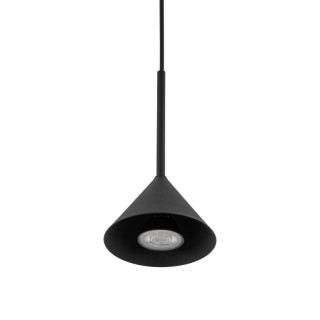Suspension Cono 1 lumière – noir – en métal – style moderne et loft