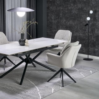 Lampadaire Vox 3 lumières – noir – en métal – style moderne et loft