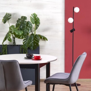 Lampadaire Vox 3 lumières – noir – en métal – style moderne et loft