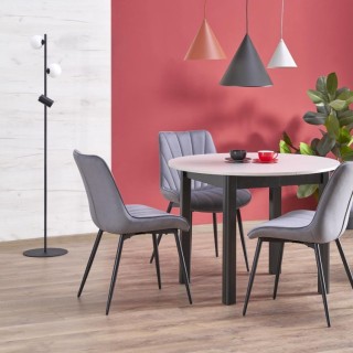 Lampadaire Vox 3 lumières – noir – en métal – style moderne et loft