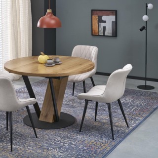 Lampadaire Vox 3 lumières – noir – en métal – style moderne et loft