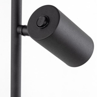 Lampadaire Top 3 lumières – noir – en métal – style moderne et loft