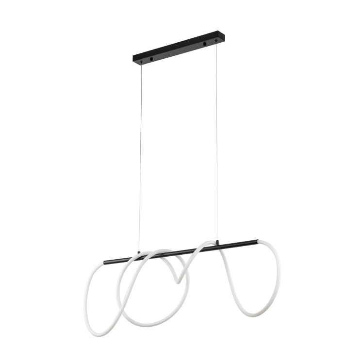 Suspension Flexi – noir – en métal – style moderne