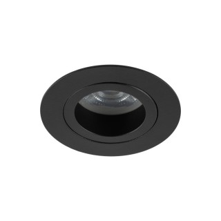 Plafonnier Aura – noir – en métal et verre – style moderne