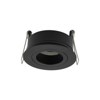 Plafonnier Aura – noir – en métal et verre – style moderne