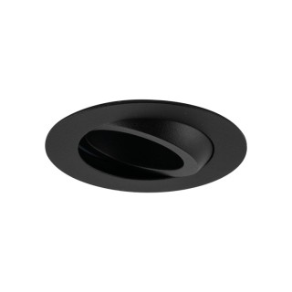 Plafonnier Aura – noir – en métal et verre – style moderne