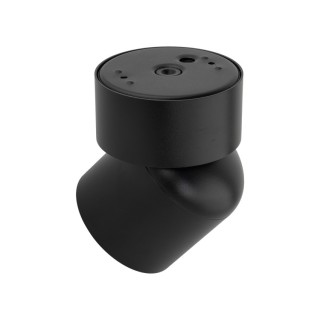 Plafonnier Twist – noir – en métal et verre – style moderne