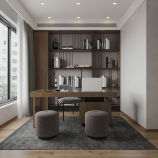 Plafonnier Opti – blanc – en métal et verre – style moderne