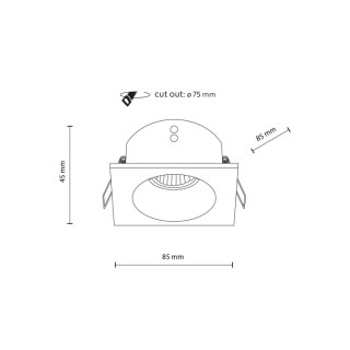 Plafonnier Prisma – noir – en métal et verre – style moderne