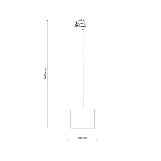 TRACER NOIR 200 TROIS CIRCUITS 1XE27