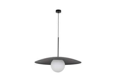 Suspension Slate – noir – en métal – style chic