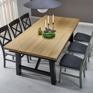 Suspension Slate – noir – en métal – style chic