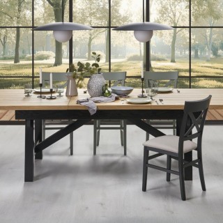 Suspension Slate – noir – en métal – style chic