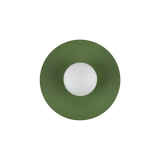 Plafonnier Slate – vert – en métal – style chic