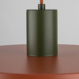 Suspension Sila – brun – en métal – style loft