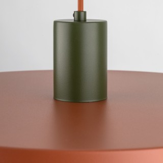 Suspension Sila – brun – en métal – style loft