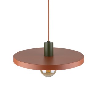 Suspension Sila – brun – en métal – style loft