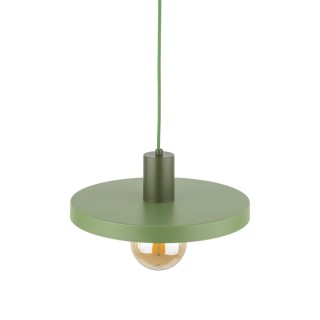 Suspension Sila – vert – en métal – style loft