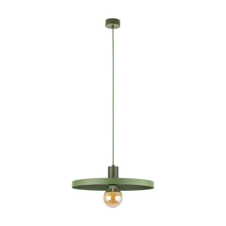Suspension Sila – vert – en métal – style loft