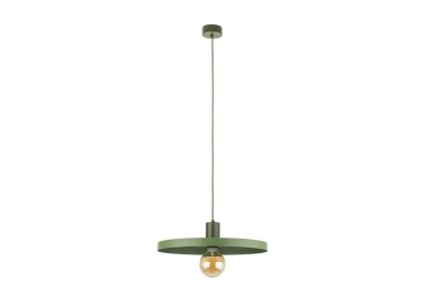 Suspension Sila – vert – en métal – style loft