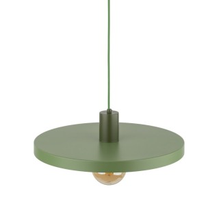 Suspension Sila – vert – en métal – style loft