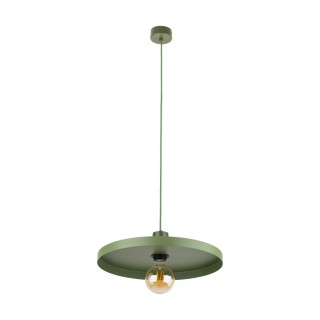 Suspension Sila – vert – en métal – style loft