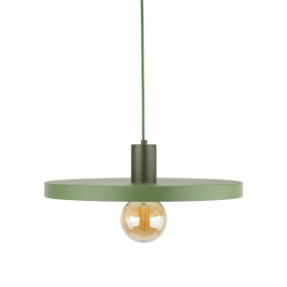 Suspension Sila – vert – en métal – style loft