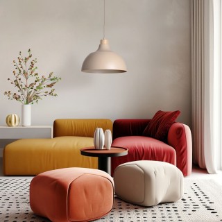 Suspension Cap 1 lumière – style loft