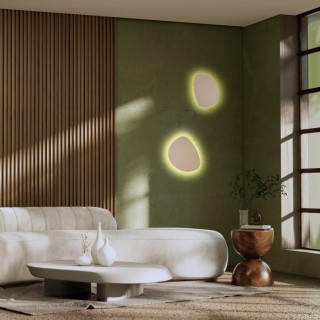 Applique murale Stone 3 lumières – en métal – style chic