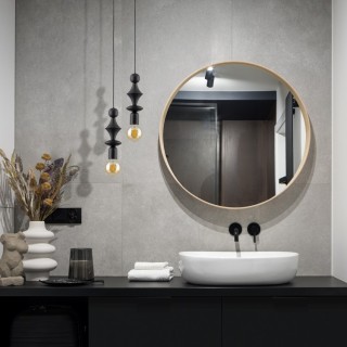 Suspension Tower – noir – en métal – style chic