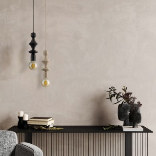 Suspension Tower – noir – en métal – style chic