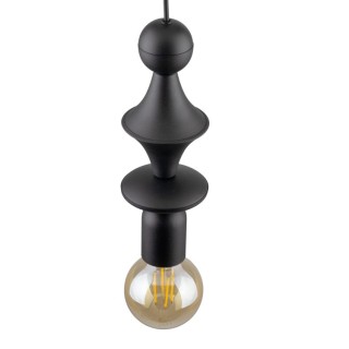 Suspension Tower – noir – en métal – style chic