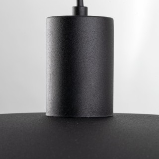 Suspension Astra – noir – en métal – style loft