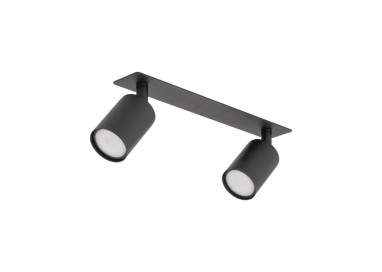 Plafonnier encastré NEX NOIR 2 x GU10