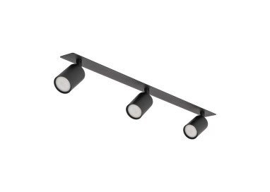 Plafonnier encastré NEX NOIR 3XGU10