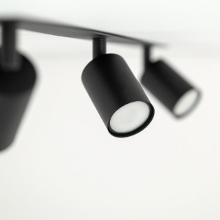 Plafonnier encastré NEX NOIR 3XGU10