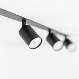 Plafonnier encastré NEX NOIR 4XGU10